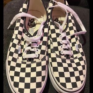 Vans Black and White Checkered Shoes